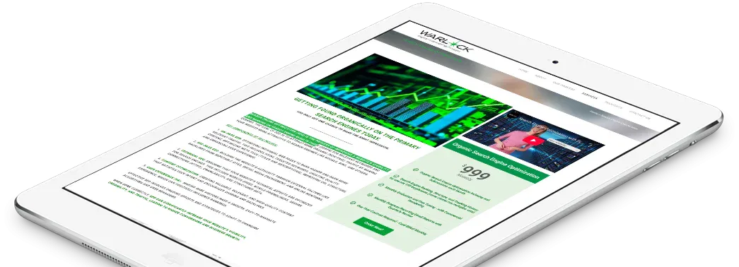 Organic Search Engine Optimization with Digital Warlock